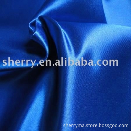 Garment dress polyester royal satin fabric